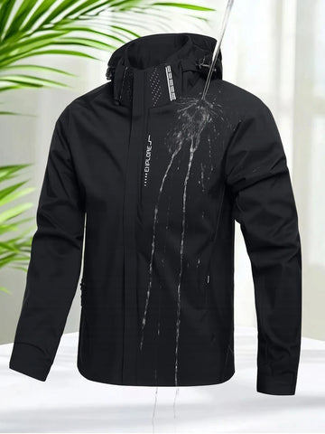 Lightweight Waterproof Jacket with Hood