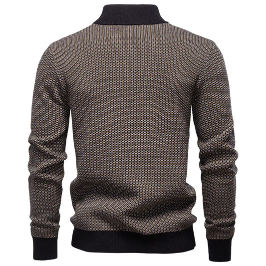 Half-Zip Knitted Sweater