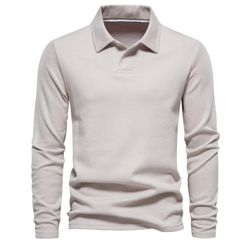 Long Sleeve Social Polo Shirt