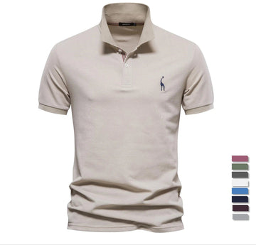 Solid Color Polo Shirt