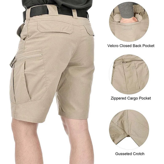 Cycling Shorts with Zippered Pockets